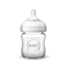 Biberon Natural Avent en verre 120ml 0m+