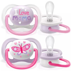 Avent Sucette Ultra Air Sucettes 0 6 Mois rose